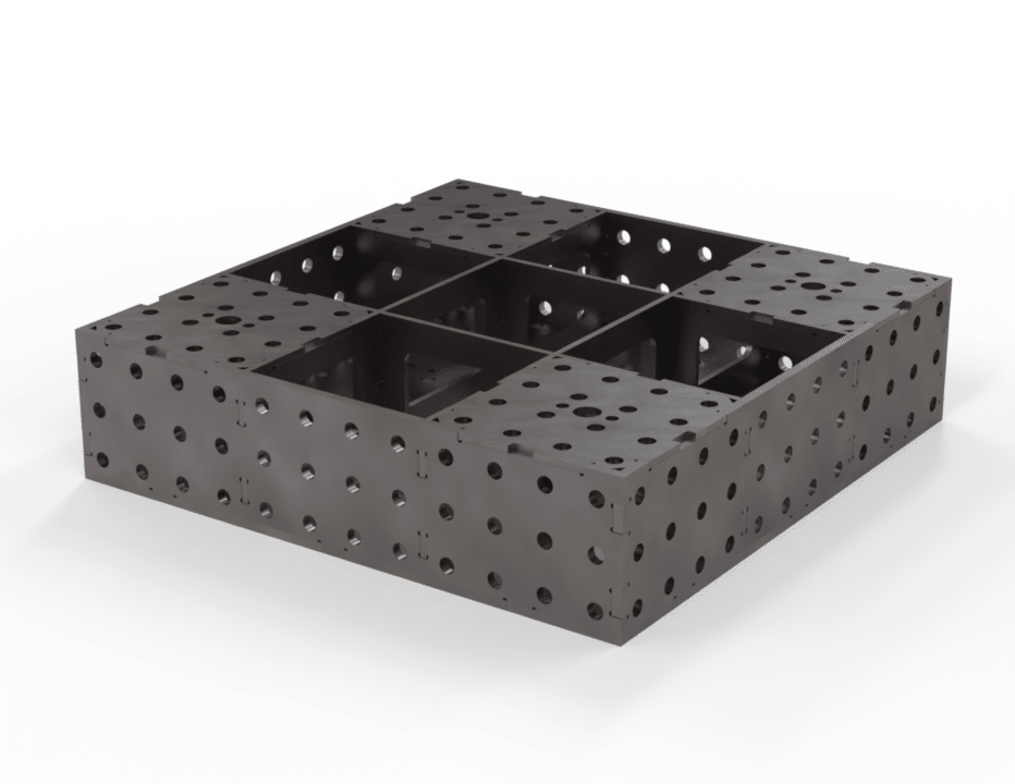 Welding Fixture Table / Fixture Block 24"x24"x6" - Thomson Tool Systems Inc.